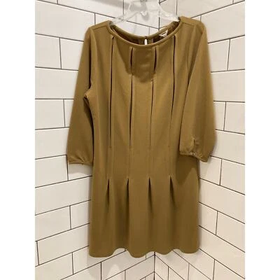 Vestido Fossil Talla Mediana Verde Oliva Elástico Tejido Mini Foto 1 de 4