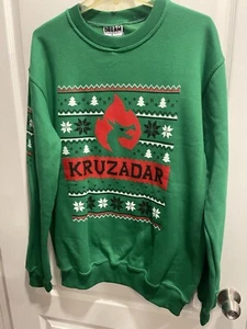Kruzadar Christmas Sweatshirt Dream Brand Large Green - Picture 1 of 7