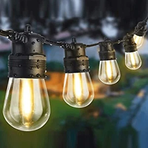 Festoon 23m Waterproof String Fairy LED Lights For Outdoor & Indoor-20 Bulbs - Picture 1 of 12