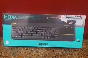 Logitech K400 Plus Wireless Touch With Easy Media Control,built in TouchPad - Picture 1 of 3