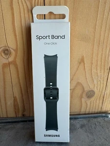 Correa deportiva oficial Samsung One Click 20 mm para reloj Galaxy 4/5/6/7 grafito S/M - Imagen 1 de 4