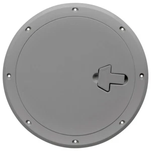 Access Hatches - Grey Round Removable Lid ASA Plastic CAN-SB® Made in Italy - Picture 1 of 2