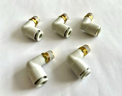 Winkelfittinge 6mm - 1/8" AG drehbar, Airride Luftfahrwerk Fittinge 5 Stück - Bild 1 von 4