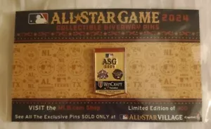 2024 MLB All Star Game Logo Pin Baseball ASG Village Exclusive Giveaway /400 - Picture 1 of 1