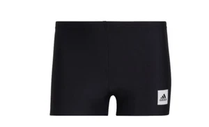 Adidas Herren Solid Boxer Swim Badehose Schwimmhose XS-XL 3 4 5 6 8 9 10 HA0315 - Picture 1 of 3