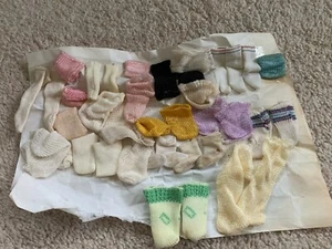 Lote de calcetines vintage para muñeca (15+) pares - Imagen 1 de 10