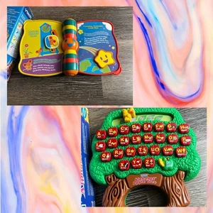 VTech 2 Toy Lot! - Alphabet Apple Tree and Rhyme & Discover Book - Picture 1 of 10