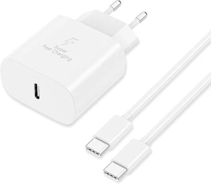 Caricabatterie Sumsamg 25W, Caricatore USB C Rapido per Galaxy A34 A55 A54 A53 A - Foto 1 di 12