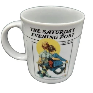 Norman Rockwell Gallery "Sunset" The Saturday Evening Post Kaffeebecher 1992 - Bild 1 von 9