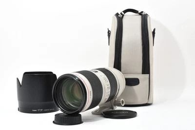[Top MINT w/Case] Canon EF 70-200mm f/2.8 L IS Ⅱ USM Zoom Lens ET-87 Hood JAPAN - Image 1 of 4