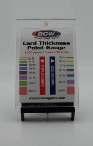 BCW - Herramienta Medidor de Punto de Espesor de Tarjeta + Soporte Magnético 35pt Sellado en Bolsa de Equipo - Imagen 1 de 1