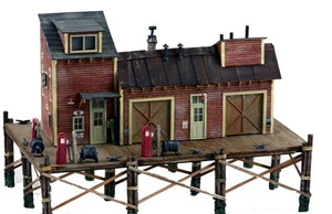 Model Tech Studios S0075 HO Waterfront Series Dockside Fueling Company Kit - Picture 1 of 1