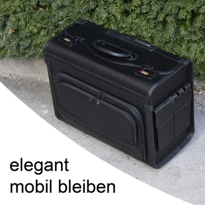 ELEGANTER KOFFER KOFFERLÖSUNG DEVK FÜR MOBILEN DRUCKER UND NOTEBOOK SCHWARZ KD3 - Bild 1 von 4