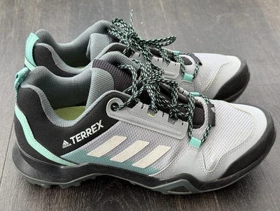 Adidas Terrex AX3 Trail Senderismo Zapato Gris/Verde azulado Para Mujer’s 8 Foto 1 de 4