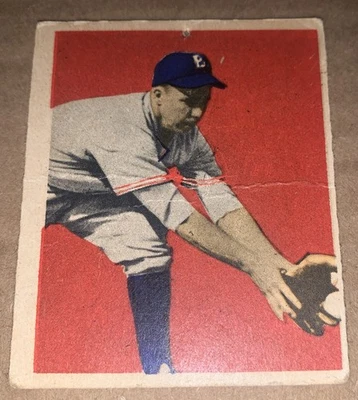 1949 BOWMAN PEE WEE REESE 36 POOR HOF BASEBALL BROOKLYN DODGERS - Image 1 of 3