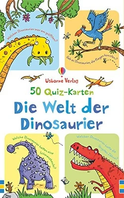 50 Quiz-Karten: Die Welt der Dinosaurier, Khan, Sarah - Image 1 of 2