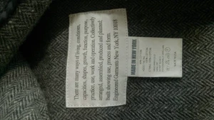 Used Engineered Garments 2 Tone Wool Over Parka Jacket Size S Grey Length 94cm - Picture 1 of 4