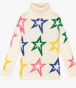 Perfect Moment Creme Star Dust Merinowolle Rollkragen Größe Y10 $ 310 Rarität EUC - Bild 1 von 2