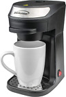TS-111BK Einzelportion Kaffeemaschine mit Becher, 1 Milliliter, schwarz