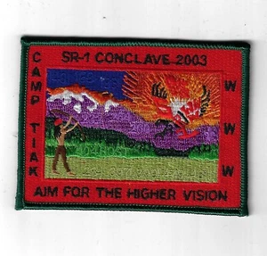 2003 OA Conclave SR-1 Camp Tiak Aim For The Higher Vision DGR Bdr. [CLV-451] - Picture 1 of 1