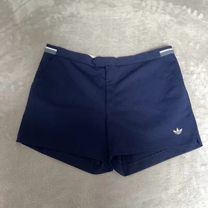Adidas Vintage Men’s 4" Tennis Sports Shorts Navy Blue Size W36 West Germany - Picture 1 of 15