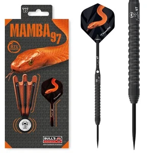 Bulls Mamba 97 M3 Black Titanium 97% Tungsten Steel Tip Darts - 25g - Picture 1 of 4