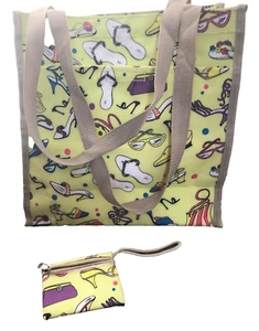Yellow Heavy Plastic Handbag, Beach Bag, Gym Bag, etc. - Picture 1 of 5