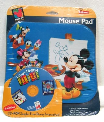 Vintage Fellowes Mickey Unlimited Classic Mickey Mouse Pad Magic Artist New - Image 1 of 4