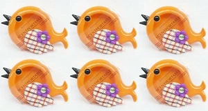 6 Bath & Body Works ORANGE VOGEL Duft tragbare Halter Einheit Visier Clip Lufterfrischen - Bild 1 von 2