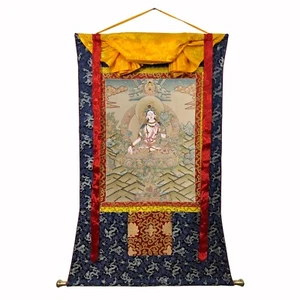 Tara Thangka Blanca, Tara Blanca Bendita, Bodhisattva de la longividad - Imagen 1 de 9