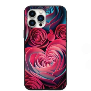 Divine Abstract Hearts Design Phone Case for iPhone 7 8 X XS XR SE 11 12 13 14 P - Picture 1 of 31