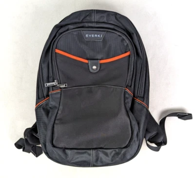 Mochila de viagem EVERKI preta balística náilon para laptop LKNU - Imagem 1 de 4