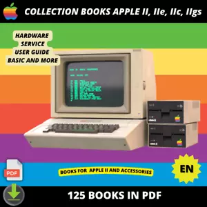 Collection of 125 Books APPLE II IIe IIc IIgs COMPUTER in PDF EN Book - Bild 1 von 1