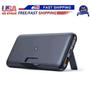 2 USB Wireless Backup Power Bank Fast Portable Charger External Battery 20000mAh - Picture 1 of 6