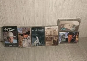 Cassette Tapes Lot of 6:Garth Brooks/Randy Travis/Dwight Yoakam/George Strait - Picture 1 of 24