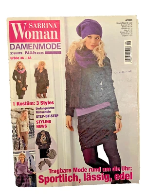 Sabrina Woman Mode Magazin Zeitschrift Schnittmuster Vorlage Nähen - Bild 1 von 2