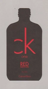 Carte publicitaire - advertising card - One Red for Him de Calvin Klein  - Picture 1 of 1