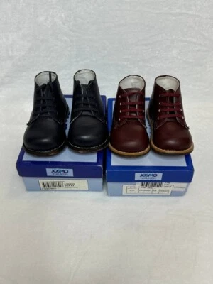 Lote de 2 Zapatos Josmo Walker - Cuero Negro Con Cordones Informales talla 4.5 Foto 1 de 4