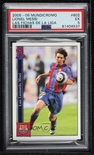 2005-06 Mundicromo Las Fichas de la Liga 2006 Lionel Messi #602 PSA 5