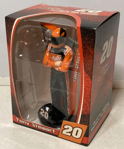 Trevco NASCAR Tony Stewart #20 Figurine w/Helmet Collectible Ornament Home Depot Cover