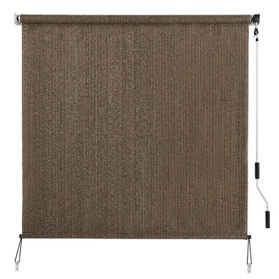 LUCKUP Parasol Exterior Enrollable, Persianas Enrollables Inalámbricas Exterior Foto 1 de 4