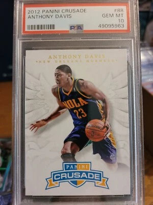 2012 Panini Crusade #88 Anthony Davis PSA 10 Rookie Gem Mint  - Image 1 of 2