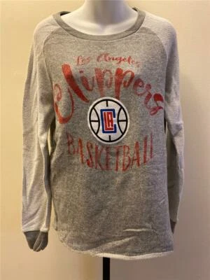 New Los Angeles Clippers Womens Size M Medium Gray Sweatshirt - Image 1 of 4