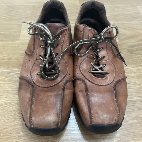 Timberland Lexington Ave scarpe Oxford marroni con lacci da uomo taglia 11