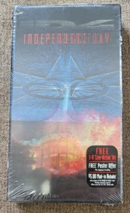 Independence Day VHS 1996 Sealed Sci Fi Action Suspense Thriller Will Smith - Picture 1 of 2