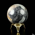 1.9" Picasso Jasper Hand Carved Crystal Ball/Sphere, Crystal Healing