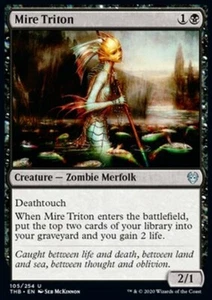MRM ENGLISH 4x Tritonne des fondri�res - Mire Triton MTG Magic THB - Imagen 1 de 1