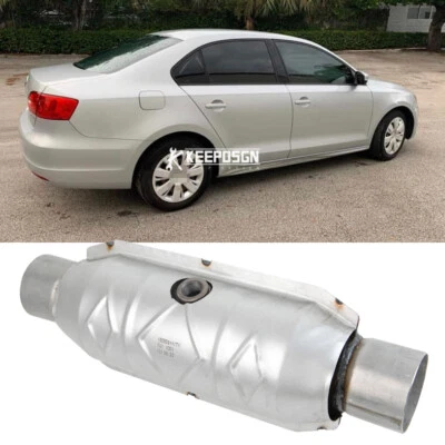 2.5" In/Out Catalytic Converter Weld-On For Volkswagen Jetta 2.5L 2005-2014 - Image 1 of 4