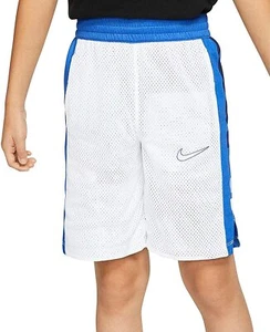 Nike Boys Elite Reversible Basketball Shorts Size L Blue White - Picture 1 of 3