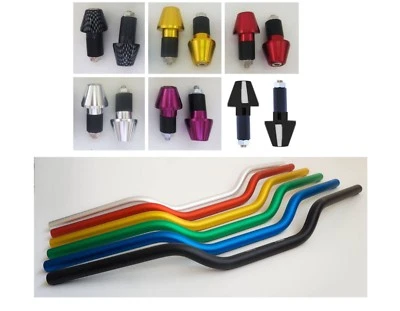 Handlebar 22/22 aluminium + ergal counterweights for BMW R65 LS R100/7 F650 GS - Image 1 of 3